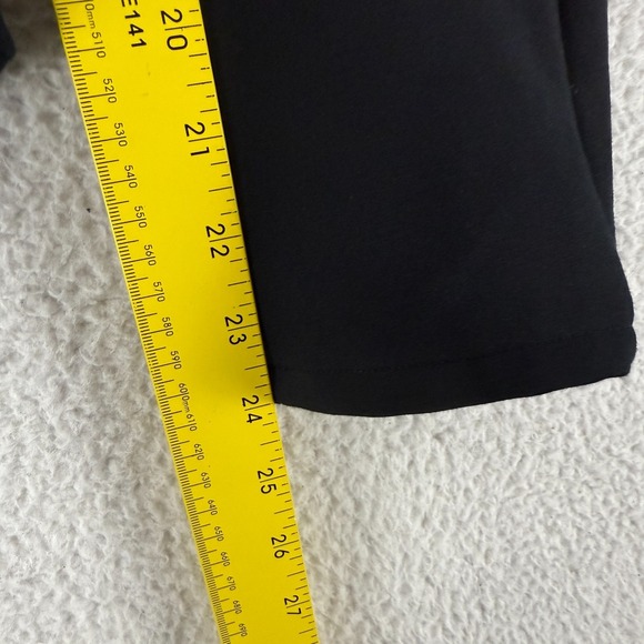 Spanx The Perfect Black Ponte Ankle Pants Womens Small Pull On Stretch High-Rise - Picture 8 of 16